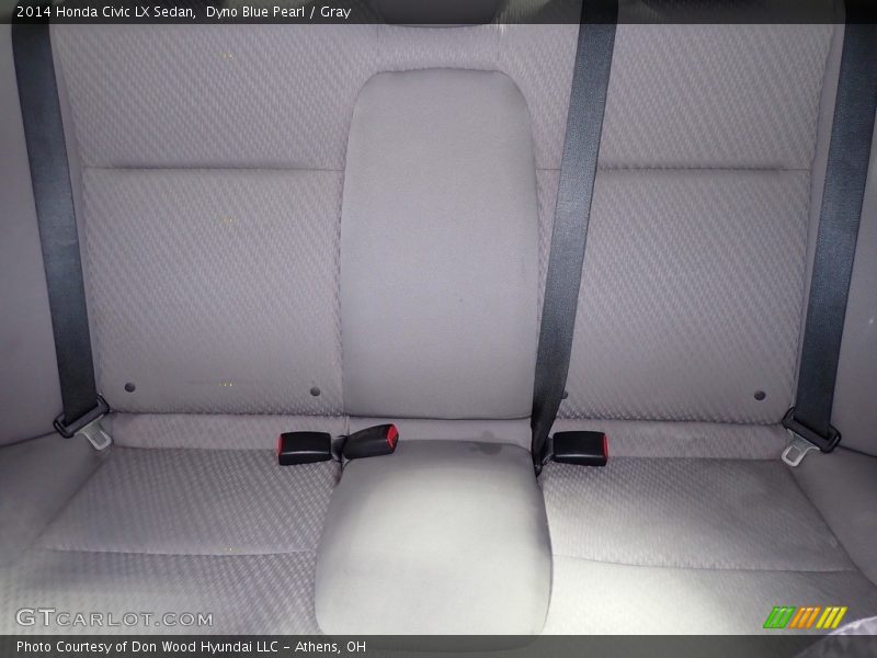 Dyno Blue Pearl / Gray 2014 Honda Civic LX Sedan