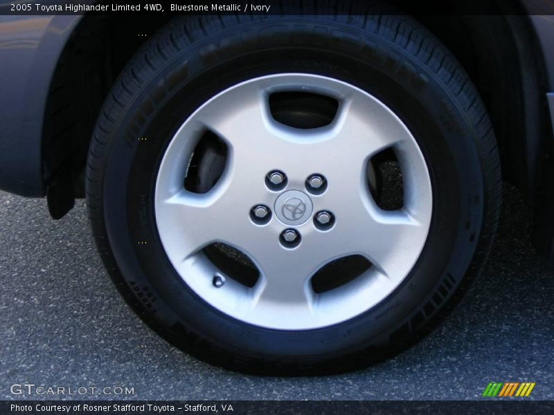 Bluestone Metallic / Ivory 2005 Toyota Highlander Limited 4WD