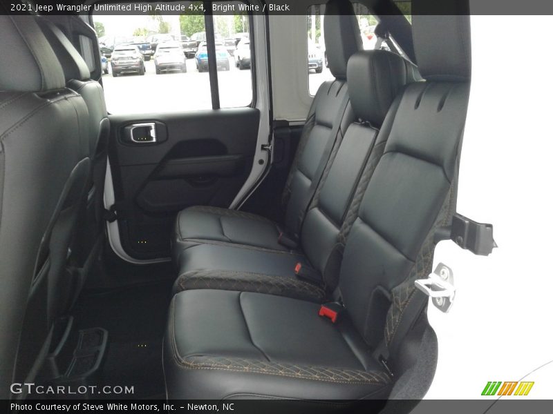 Rear Seat of 2021 Wrangler Unlimited High Altitude 4x4