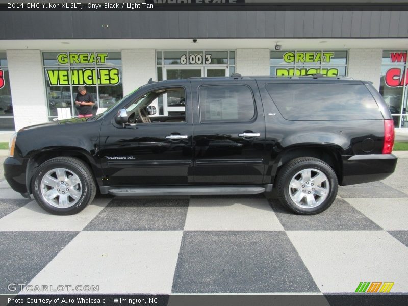 Onyx Black / Light Tan 2014 GMC Yukon XL SLT