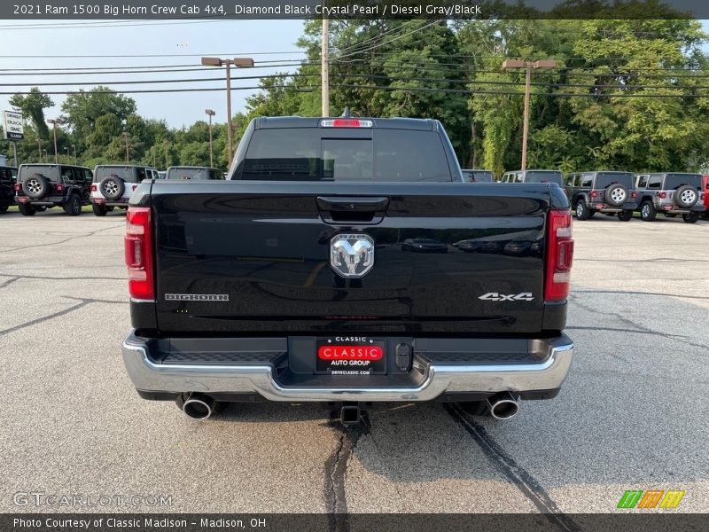 Diamond Black Crystal Pearl / Diesel Gray/Black 2021 Ram 1500 Big Horn Crew Cab 4x4