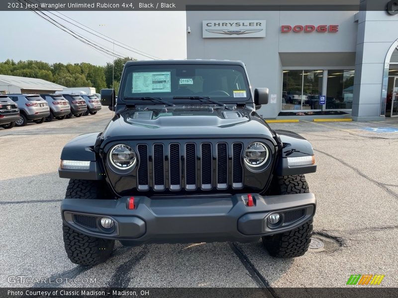 Black / Black 2021 Jeep Wrangler Unlimited Rubicon 4x4