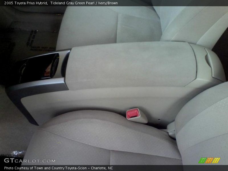Tideland Gray Green Pearl / Ivory/Brown 2005 Toyota Prius Hybrid