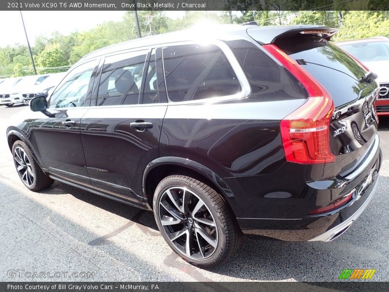 Onyx Black Metallic / Charcoal 2021 Volvo XC90 T6 AWD Momentum