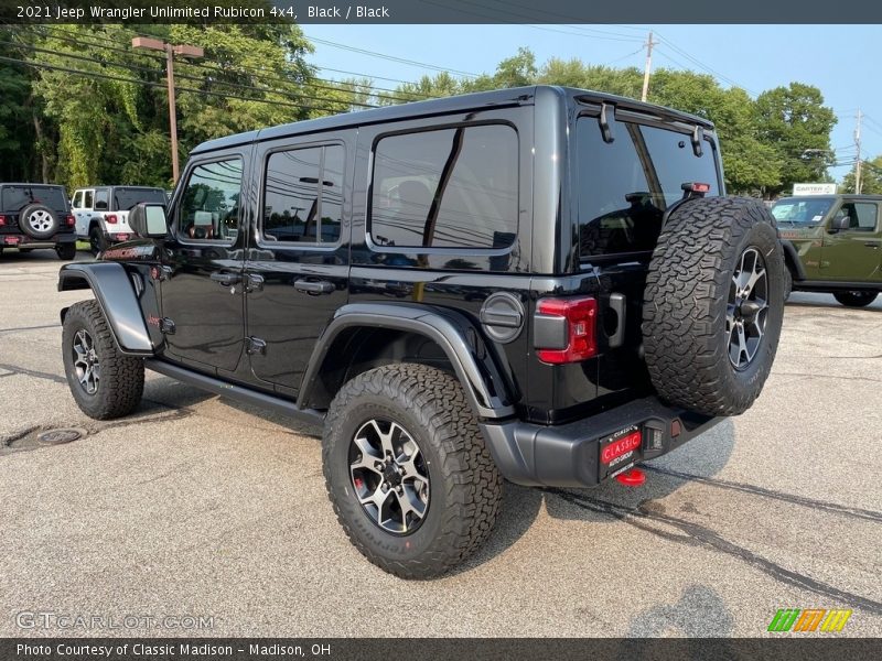 Black / Black 2021 Jeep Wrangler Unlimited Rubicon 4x4