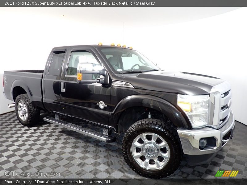 Tuxedo Black Metallic / Steel Gray 2011 Ford F250 Super Duty XLT SuperCab 4x4