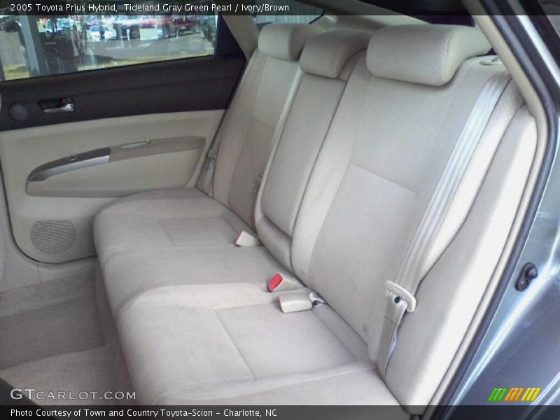 Tideland Gray Green Pearl / Ivory/Brown 2005 Toyota Prius Hybrid