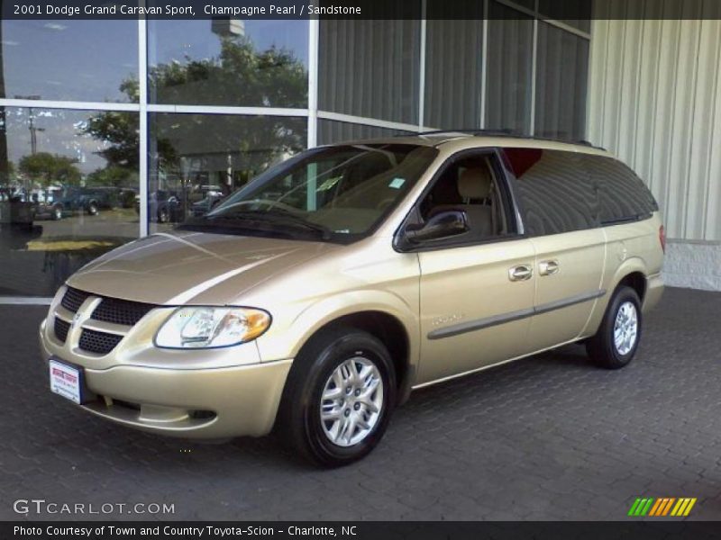 Champagne Pearl / Sandstone 2001 Dodge Grand Caravan Sport