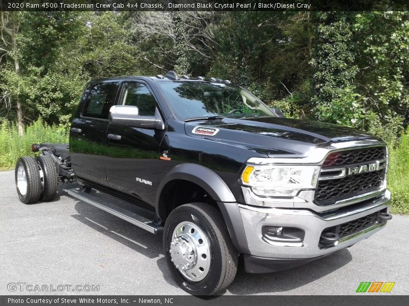  2020 4500 Tradesman Crew Cab 4x4 Chassis Diamond Black Crystal Pearl