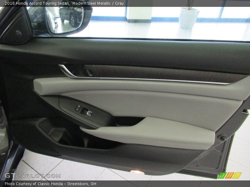 Modern Steel Metallic / Gray 2018 Honda Accord Touring Sedan