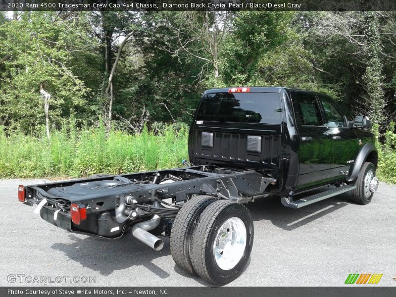 Diamond Black Crystal Pearl / Black/Diesel Gray 2020 Ram 4500 Tradesman Crew Cab 4x4 Chassis