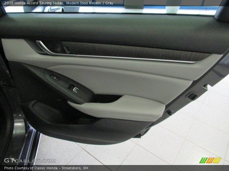 Modern Steel Metallic / Gray 2018 Honda Accord Touring Sedan