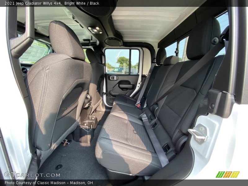 Rear Seat of 2021 Gladiator Willys 4x4