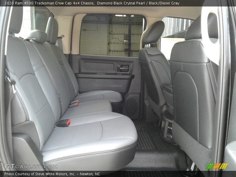 Rear Seat of 2020 4500 Tradesman Crew Cab 4x4 Chassis