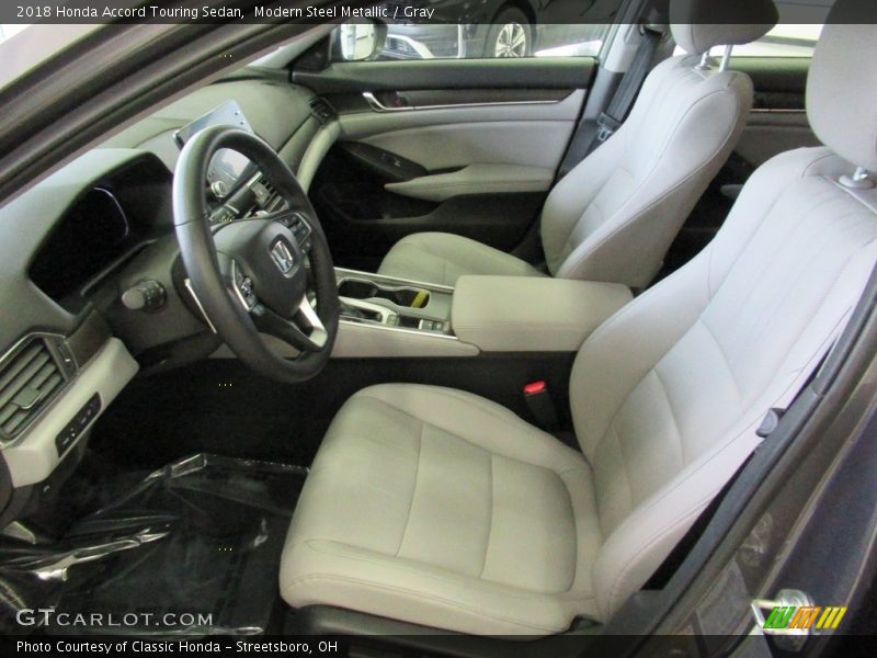 Modern Steel Metallic / Gray 2018 Honda Accord Touring Sedan