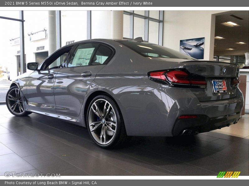  2021 5 Series M550i xDrive Sedan Bernina Gray Amber Effect