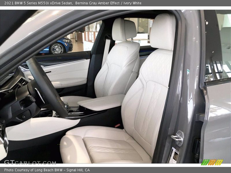 Front Seat of 2021 5 Series M550i xDrive Sedan