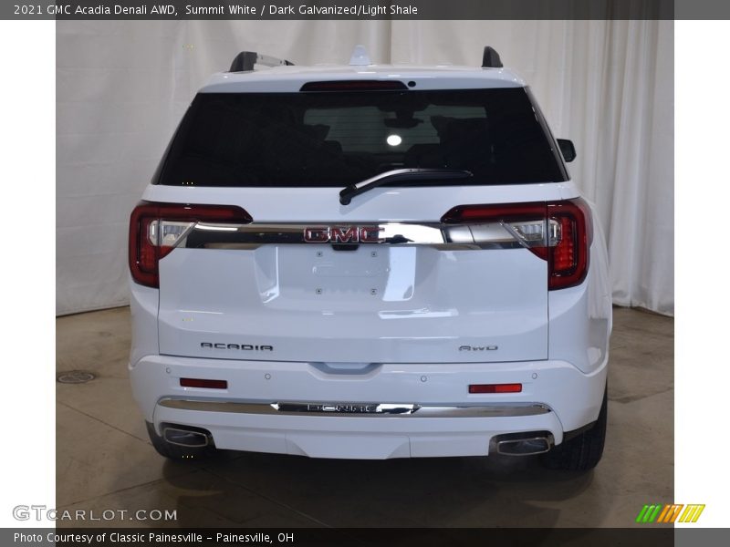 Summit White / Dark Galvanized/Light Shale 2021 GMC Acadia Denali AWD
