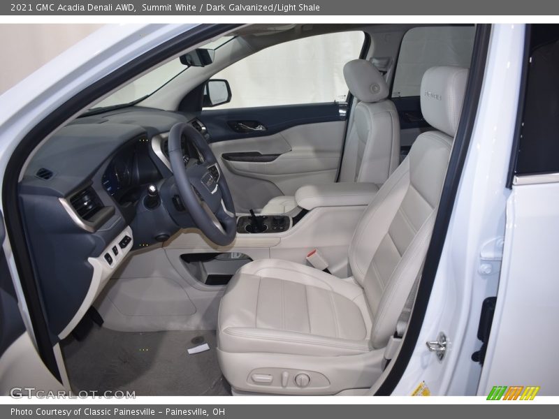 Summit White / Dark Galvanized/Light Shale 2021 GMC Acadia Denali AWD