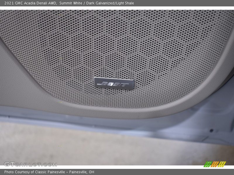 Summit White / Dark Galvanized/Light Shale 2021 GMC Acadia Denali AWD
