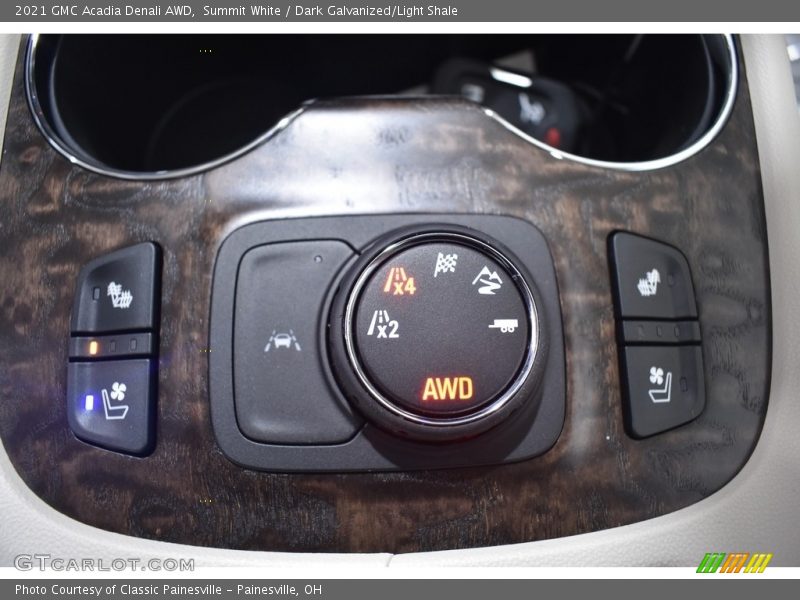 Summit White / Dark Galvanized/Light Shale 2021 GMC Acadia Denali AWD