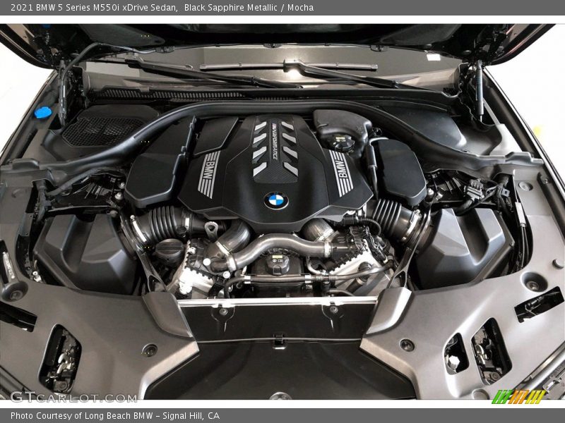  2021 5 Series M550i xDrive Sedan Engine - 4.4 Liter DI TwinPower Turbocharged DOHC 32-Valve V8