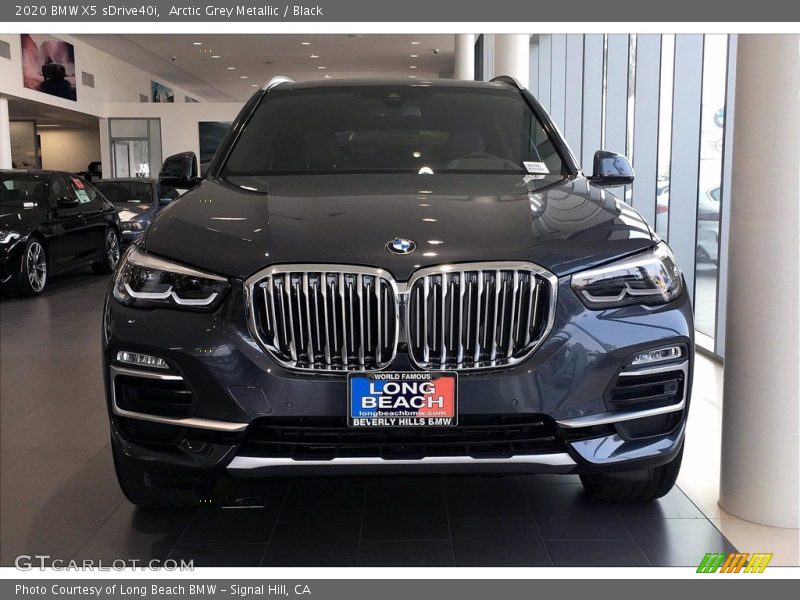 Arctic Grey Metallic / Black 2020 BMW X5 sDrive40i
