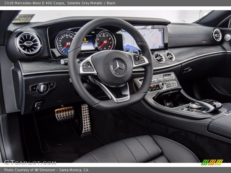 Selenite Grey Metallic / Black 2018 Mercedes-Benz E 400 Coupe