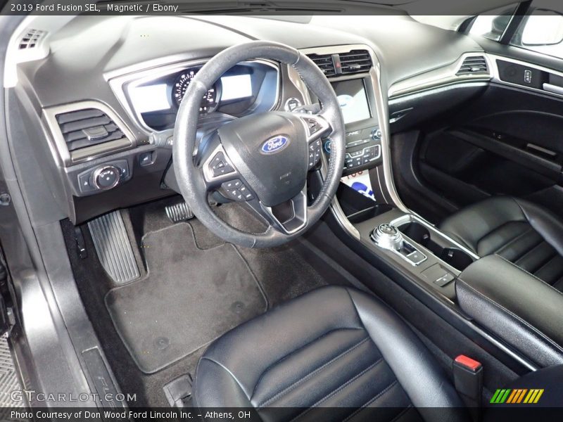  2019 Fusion SEL Ebony Interior
