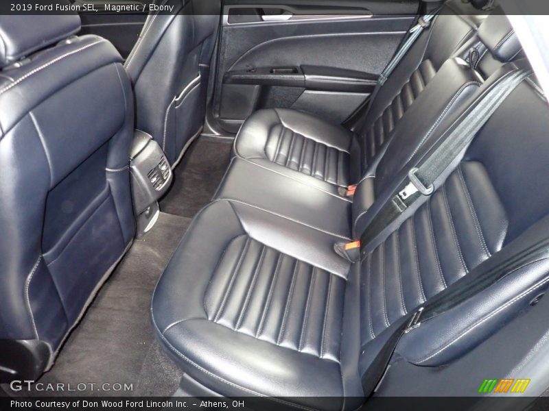 Rear Seat of 2019 Fusion SEL