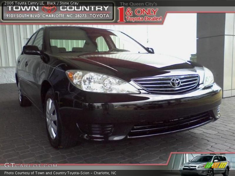 Black / Stone Gray 2006 Toyota Camry LE