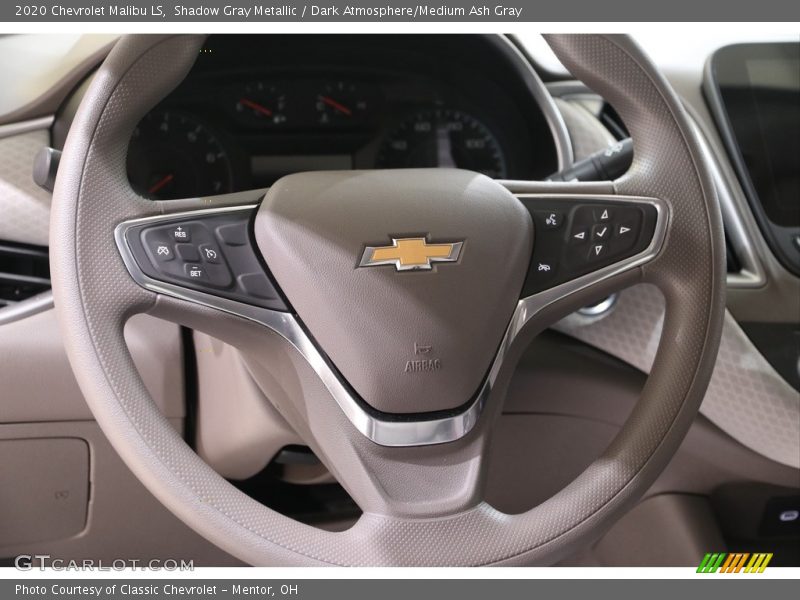 Shadow Gray Metallic / Dark Atmosphere/Medium Ash Gray 2020 Chevrolet Malibu LS