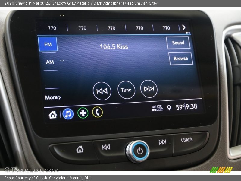 Audio System of 2020 Malibu LS
