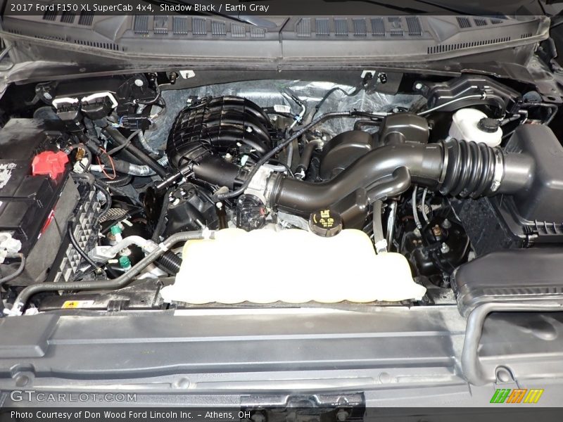 Shadow Black / Earth Gray 2017 Ford F150 XL SuperCab 4x4