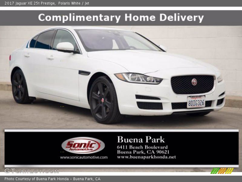 Polaris White / Jet 2017 Jaguar XE 25t Prestige