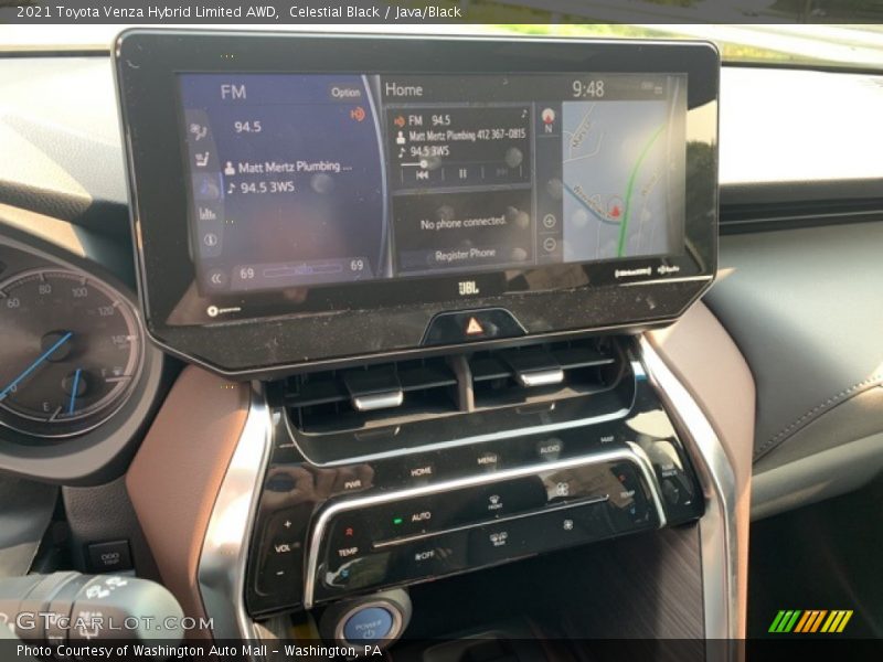 Controls of 2021 Venza Hybrid Limited AWD