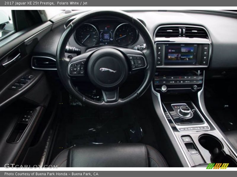 Polaris White / Jet 2017 Jaguar XE 25t Prestige