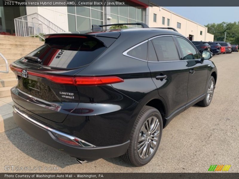 Celestial Black / Java/Black 2021 Toyota Venza Hybrid Limited AWD