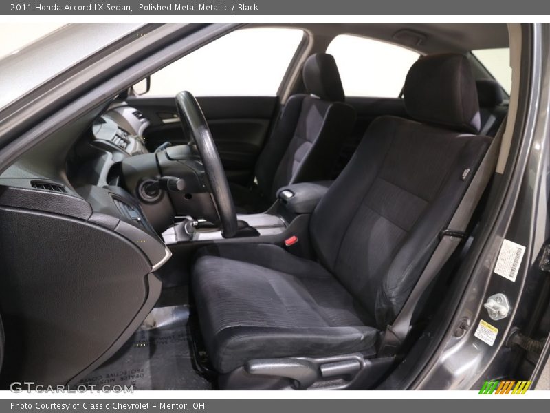 Polished Metal Metallic / Black 2011 Honda Accord LX Sedan