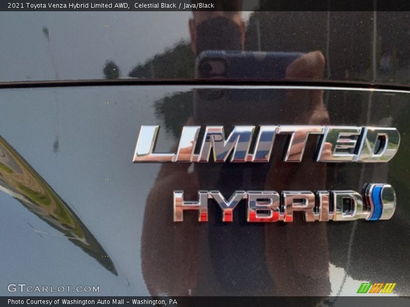 Celestial Black / Java/Black 2021 Toyota Venza Hybrid Limited AWD