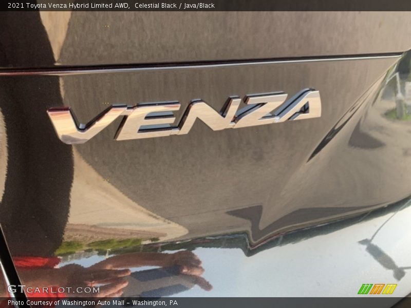 Celestial Black / Java/Black 2021 Toyota Venza Hybrid Limited AWD