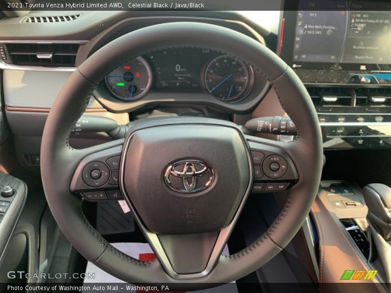  2021 Venza Hybrid Limited AWD Steering Wheel