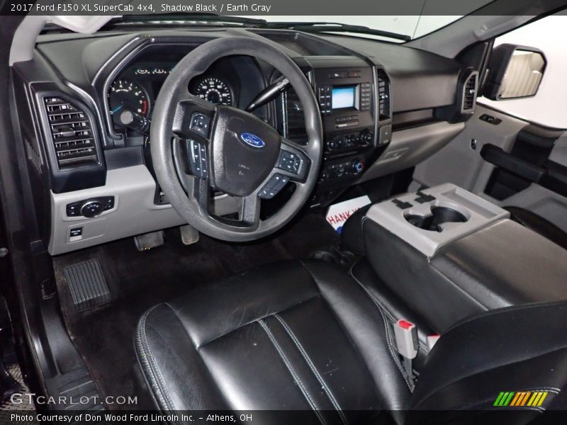 Shadow Black / Earth Gray 2017 Ford F150 XL SuperCab 4x4