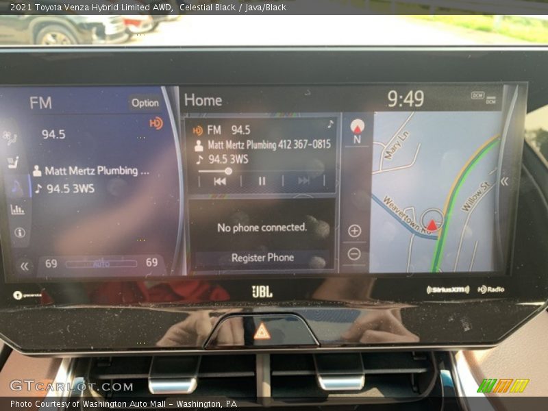 Navigation of 2021 Venza Hybrid Limited AWD