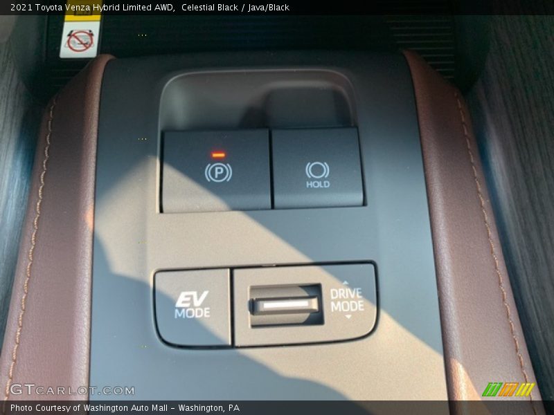 Celestial Black / Java/Black 2021 Toyota Venza Hybrid Limited AWD