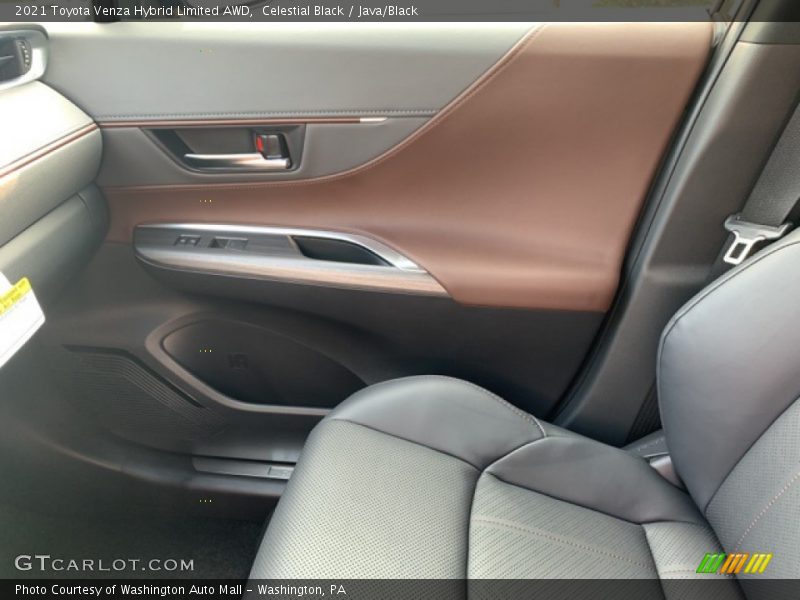 Celestial Black / Java/Black 2021 Toyota Venza Hybrid Limited AWD