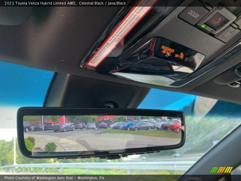 Celestial Black / Java/Black 2021 Toyota Venza Hybrid Limited AWD