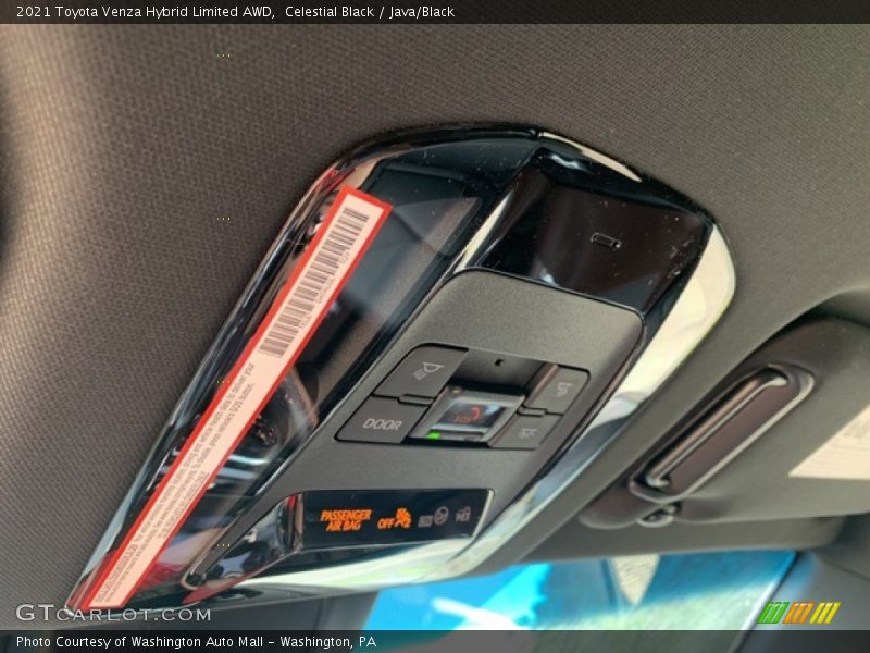 Celestial Black / Java/Black 2021 Toyota Venza Hybrid Limited AWD