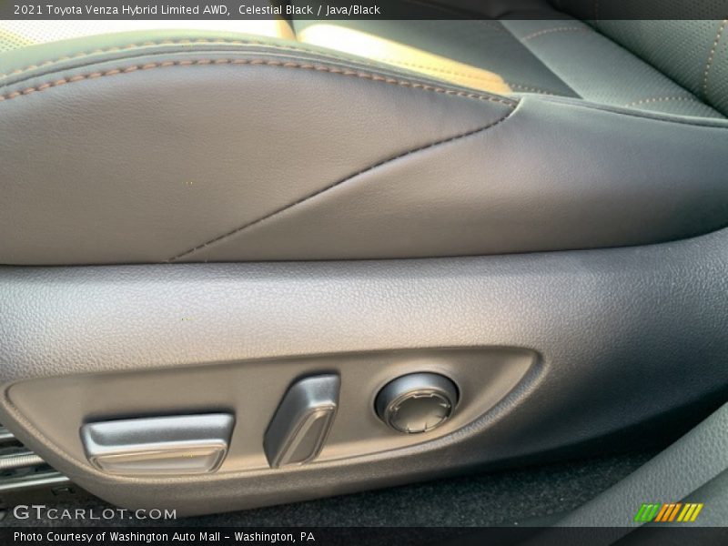 Celestial Black / Java/Black 2021 Toyota Venza Hybrid Limited AWD