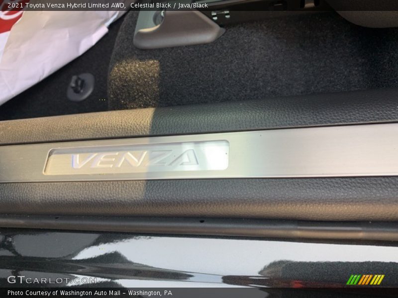 Celestial Black / Java/Black 2021 Toyota Venza Hybrid Limited AWD
